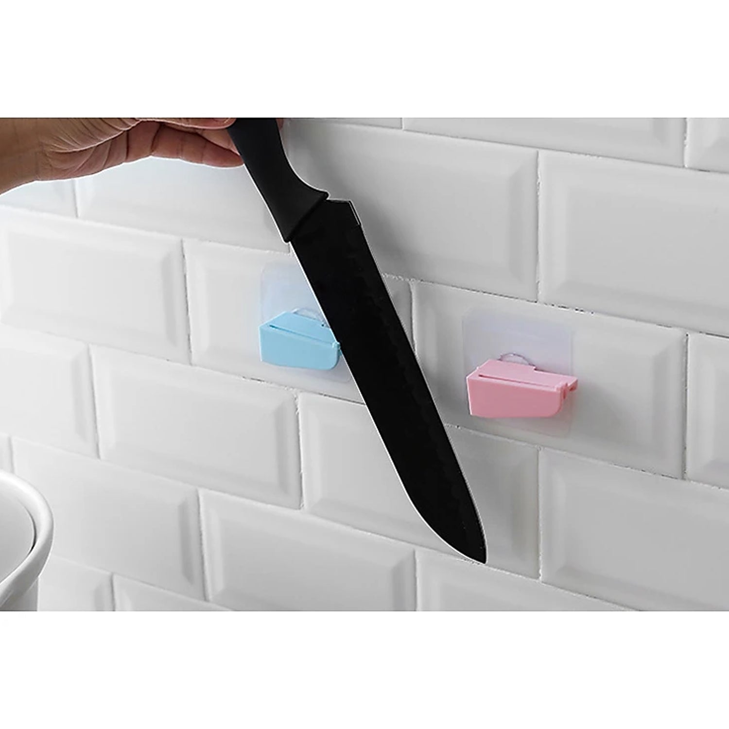 5733 Punch-free Wall Hanging Knife Holder / Stand, Knife Holder Kitchen Supplies Tool Holder Insert Knife Shelf Storage Rack (1 pc ) 5733 Punch-free Wall Hanging Knife Holder / Stand, Knife Holder Kitchen Supplies Tool Holder Insert Knife Shelf Storage Rack (1 pc )